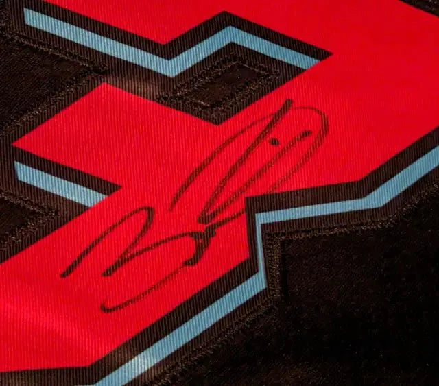 Dwayne Wade autogrpahed jersey