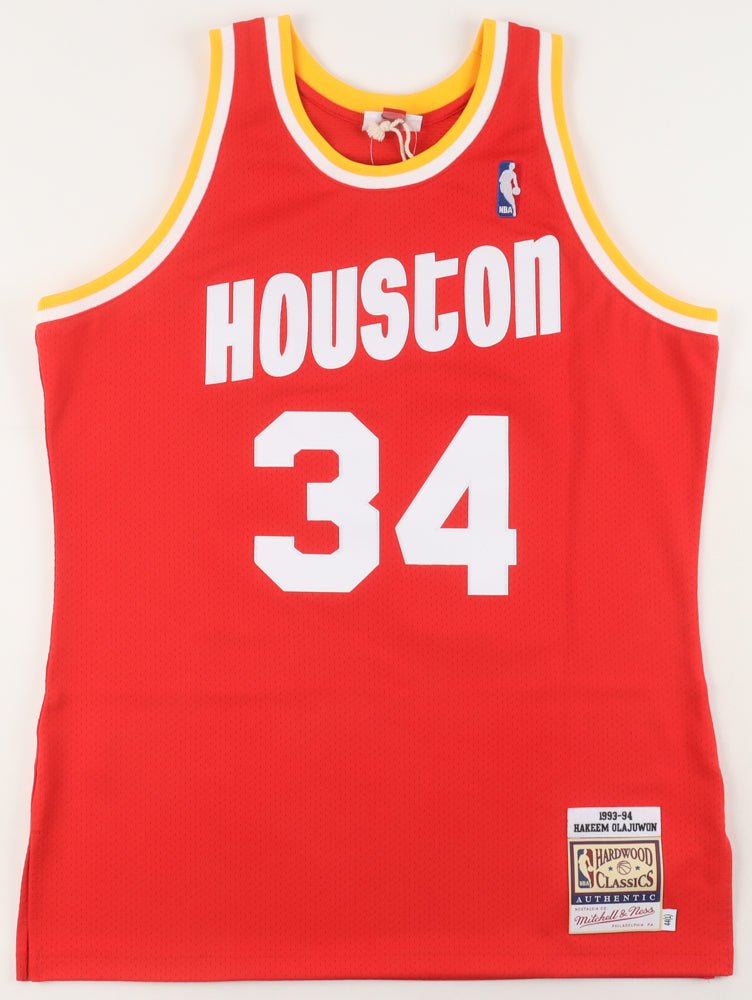 Hakeem Olajuwon Signed Rockets Jersey