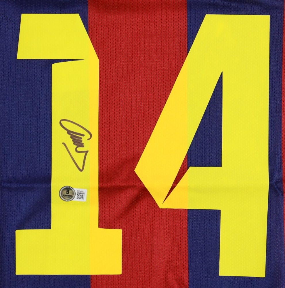 Javier Mascherano Signed Barcelona Jersey