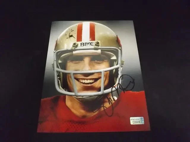 JOE MONTANA SIGNED 8X10 PHOTO 49ERS