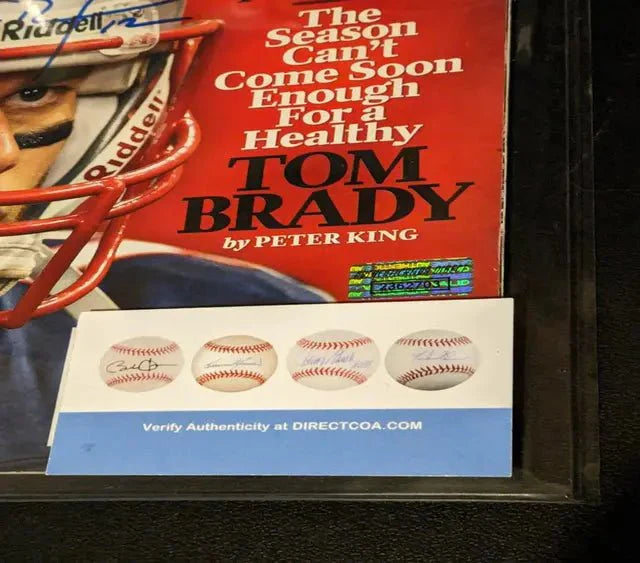 Tom Brady Autographed sports illustrated magazine