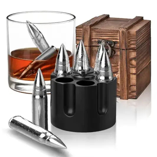 Bullet Whiskey Ice Cube Chilling Gift Set
