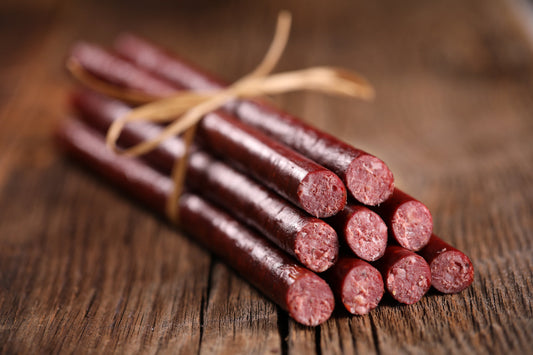 Beef Stick Box – 30 Dry‑Aged, Double‑Smoked Sticks