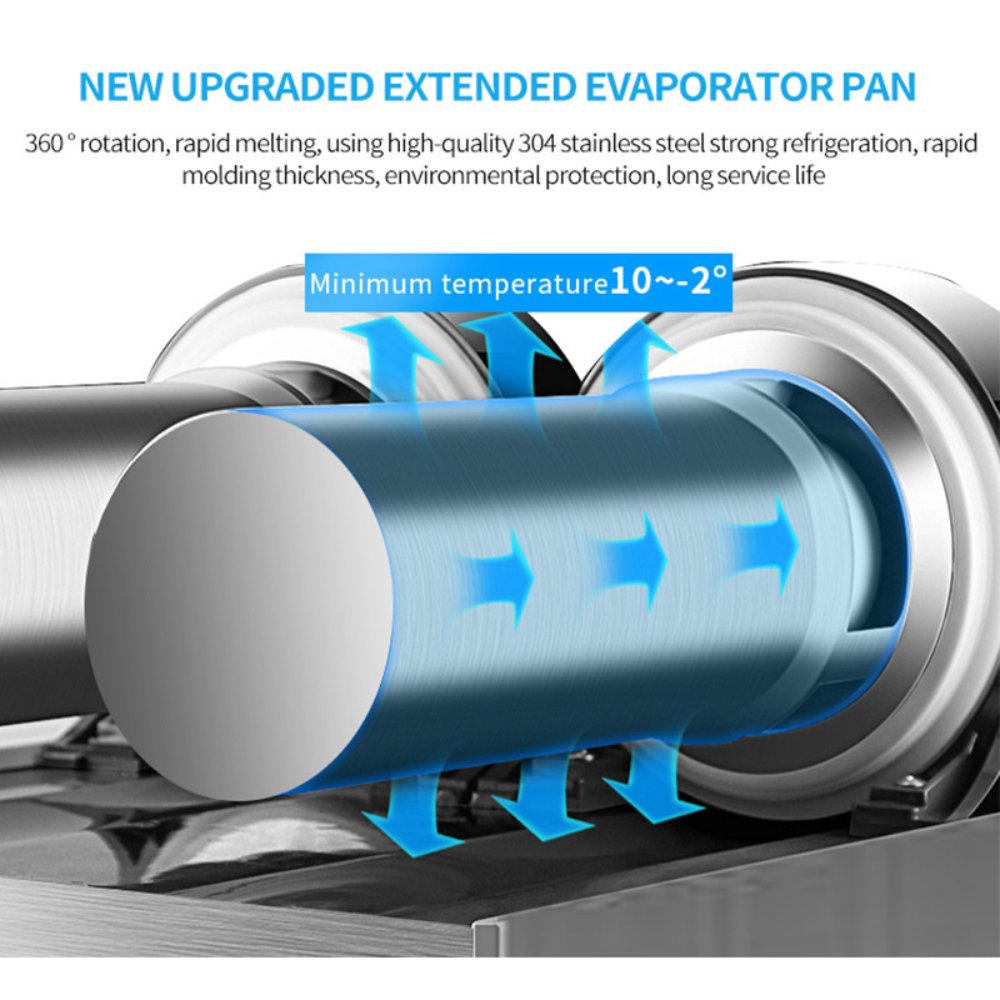 Stainless Steel Slushy Machine With Triple Tank Advance Cooling, 45L (SAK52258)