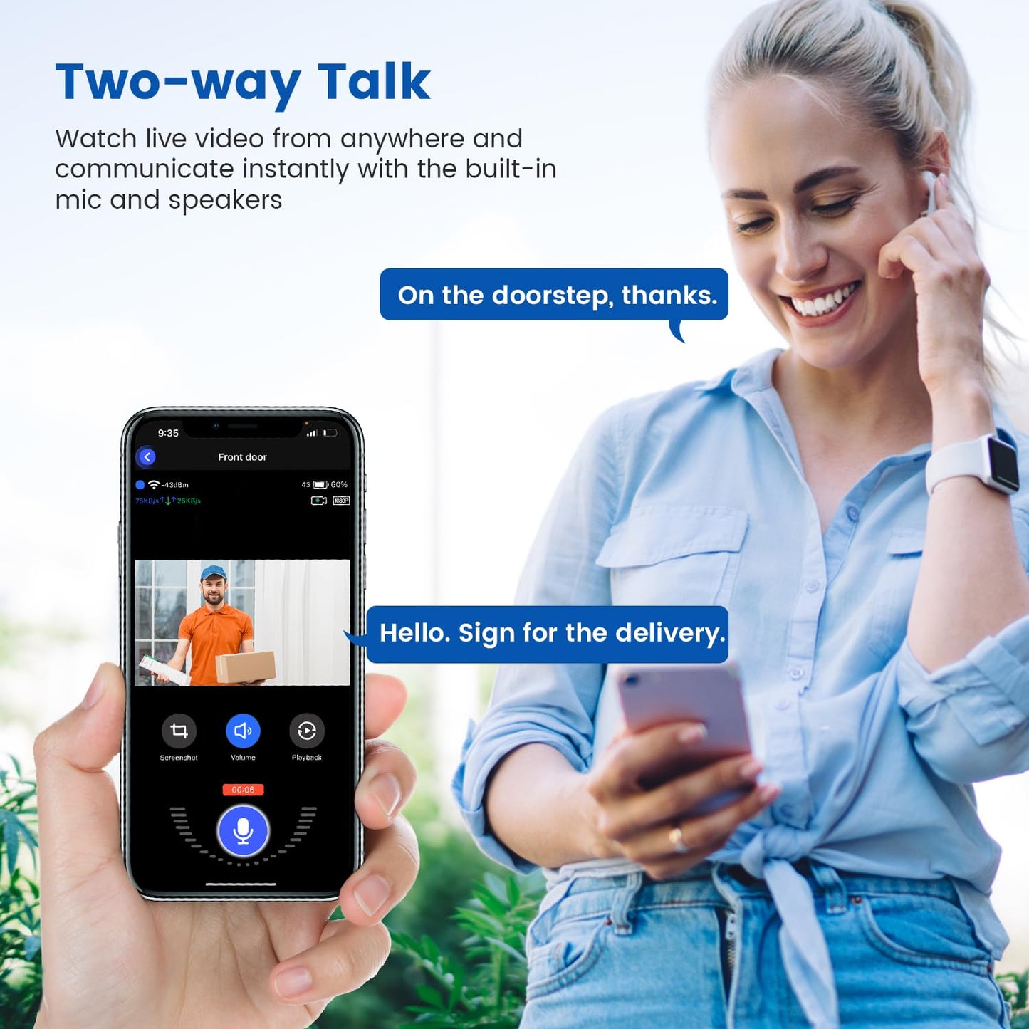 Zarre View Video Doorbell