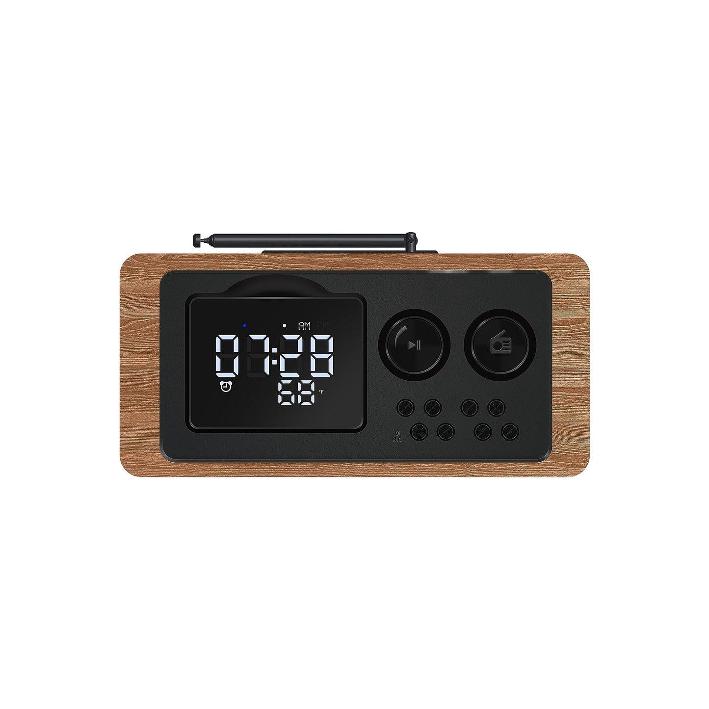 Fuse Zide Vintage Retro Radio with Alarm Clock
